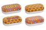 DKD Home Decor Estuche Lentillas Vintage Rosa Naranja 5.5 x 3.2 x 9.7 cm (12 Unidades)