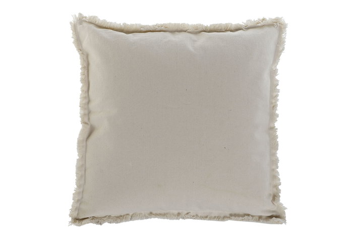 DKD Home Decor Cojín Atlántico Crudo Azul 10 x 45 x 45 cm (2 Unidades) Algodón Poliéster