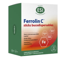 TREPATDIET-ESI FERROLIN C STICKS BUCODISPERSABLES 30 STICKS