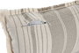 DKD Home Decor Cojín de Poliéster con Flecos 50x12x30