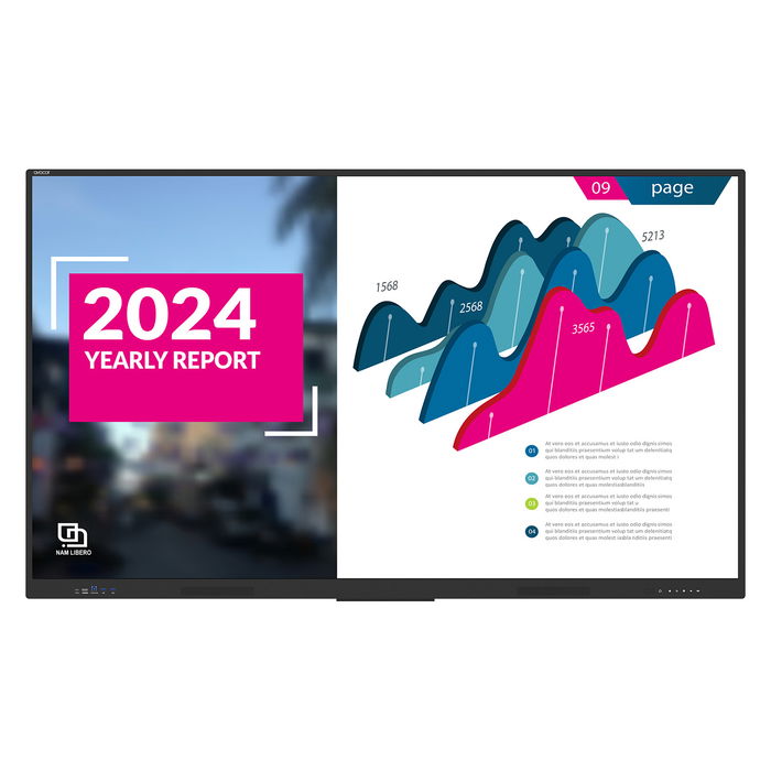 AVOCOR AVE-6550 65" Pantalla Interactiva Serie E 165cm