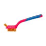Workpro Juego de 3 Cepillos de Alambre Soldador con Mango Bimaterial - Nylon, Latón, Acero Inoxidable