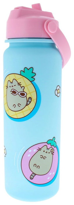 Thumbs Up Pusheen Botella de Agua Flip Top By The Pool Azul Thumbs Up Pusheen Botella de Agua Flip Top By The Pool Azul