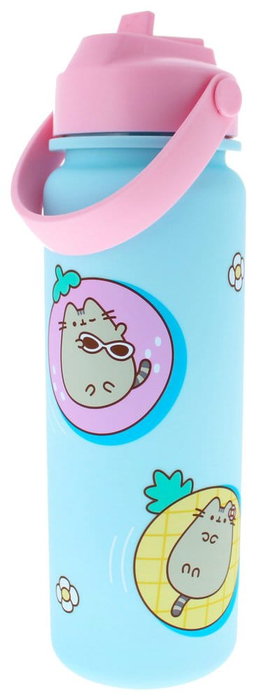 Thumbs Up Pusheen Botella de Agua Flip Top By The Pool Azul Thumbs Up Pusheen Botella de Agua Flip Top By The Pool Azul