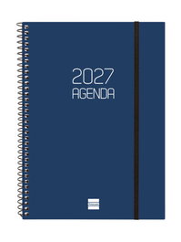 FINOCAM Agenda Anual 2027 Basic Opaque Azul
