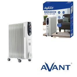 AVANT Radiador de aceite de 2500W con 11 elementos