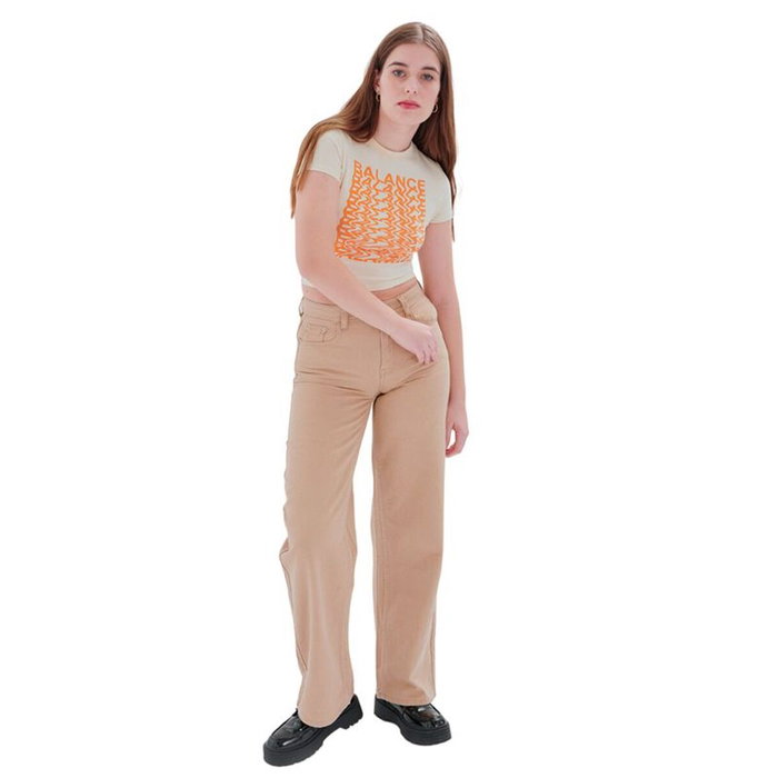 Pantalones 24COLOURS Beige M Pantalones 24COLOURS Beige M