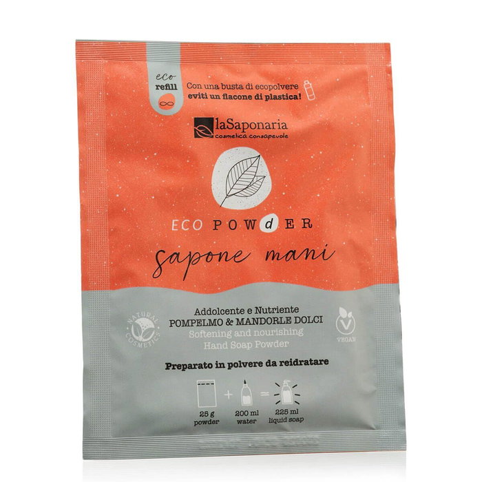 LA SAPONARIA Jabón de Manos Pomelo-Almendras en Polvo 25g LA SAPONARIA Jabón de Manos Pomelo-Almendras en Polvo 25g