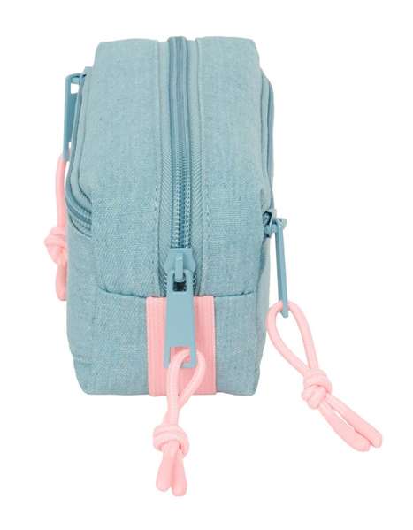 Safta Portatodo Triple Pequeño con Goma Elástica, 22cm, 22x8,5x6cm Safta Portatodo Triple Pequeño con Goma Elástica, 22cm, 22x8,5x6cm