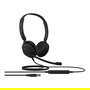 Jabra Evolve 10 Auriculares de Diadema Estéreo para Oficina/Centro de Llamadas con Conector USB-A, Cancelación de Ruido y Tecnología Sidetone - Negro