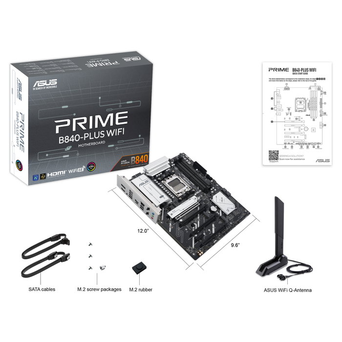 ASUS PRIME B840-PLUS WIFI AM5 DDR5 ATX ASUS PRIME B840-PLUS WIFI AM5 DDR5 ATX