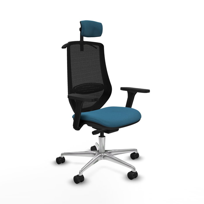 PIQUERAS Y CRESPO Silla de oficina Mardos con Mecanismo Sincro/Traslack Verde Petróleo y Negro PIQUERAS Y CRESPO Silla de oficina Mardos con Mecanismo Sincro/Traslack Verde Petróleo y Negro