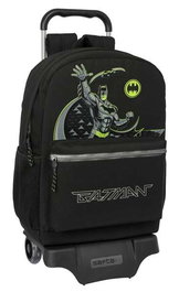 Mochila Escolar con Ruedas Batman Game over Negro 30 x 43 x 14 cm