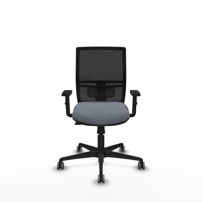 PIQUERAS Y CRESPO Silla de oficina Yunquera con mecanismo Sincro/Traslack, Gris y Negro PIQUERAS Y CRESPO Silla de oficina Yunquera con mecanismo Sincro/Traslack, Gris y Negro
