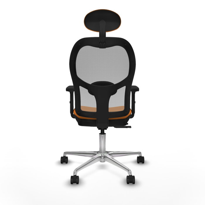 PIQUERAS Y CRESPO Silla de oficina Jorquera Naranja y Gris