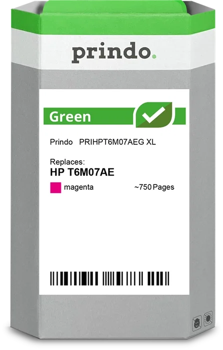 Prindo Green XL Cartucho de Tinta Magenta Compatible HP 903 XL ~750 Páginas Prindo Green XL Cartucho de Tinta Magenta Compatible HP 903 XL ~750 Páginas