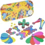 Gipsy Toys CLIXO Rainbow Pack Juego de Construcción Magnético Ecológico - 42 Piezas - A Partir de 4 Años