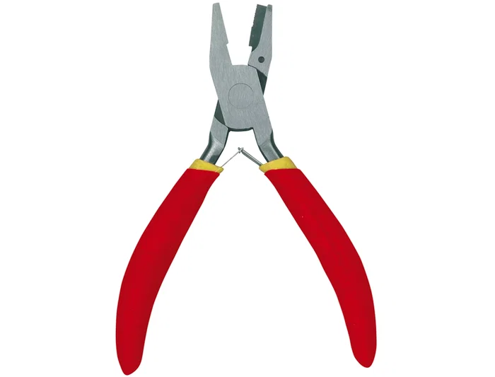 Q-connect Alicate para Espiral Metálico con Mango de Caucho y Doblez de Terminación, Longitud 13 cm