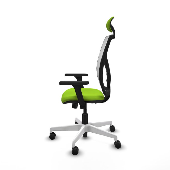 PIQUERAS Y CRESPO Silla de oficina Motilla Pistacho y Blanco PIQUERAS Y CRESPO Silla de oficina Motilla Pistacho y Blanco