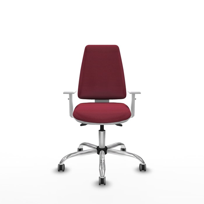 PIQUERAS Y CRESPO Silla de oficina Elche Granate con Mecanismo Asincro PIQUERAS Y CRESPO Silla de oficina Elche Granate con Mecanismo Asincro