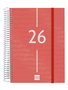 Finocam Agenda 2026 BASIC YEAR E10 741103026 Día Página 155x212mm Español Rojo