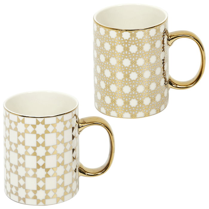 Home Deco Factory Mug 300 ml Gold LOUNGE