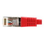 EQUIP 605621 - Cable de Red Patch Cord Cat6A S/FTP 2 m RJ45 Macho Rojo, LSZH, 10Gb/s, PoE++, 500 MHz, Conectores Dorados