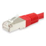 EQUIP 605621 - Cable de Red Patch Cord Cat6A S/FTP 2 m RJ45 Macho Rojo, LSZH, 10Gb/s, PoE++, 500 MHz, Conectores Dorados