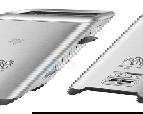 Sage STA720BSS2EEU1 Tostador 2 Ranuras con Indicador LED y Funciones Especiales