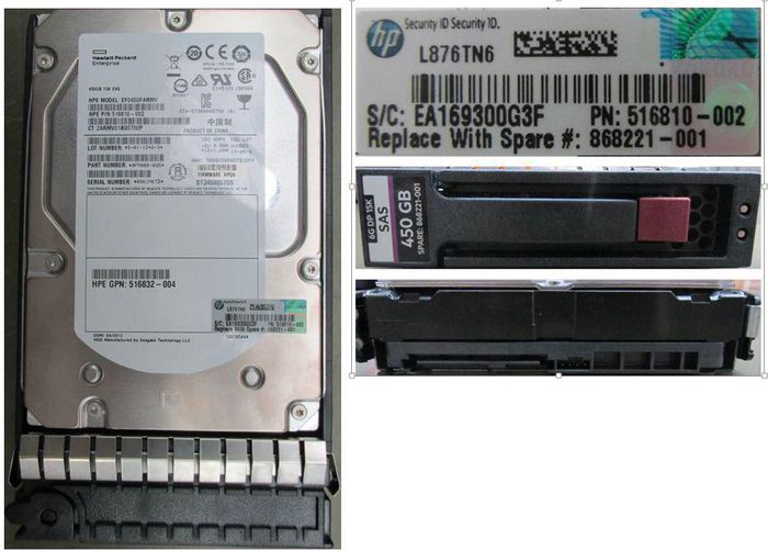 Hewlett Packard Enterprise Disco Duro Hot Plug 450GB SAS 15K