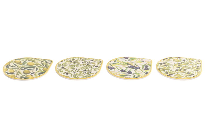 DKD Home Decor Salvamanteles Olivo 25 de Dolomite y Corcho, 20x23x1 cm, Surtido de 4 unidades DKD Home Decor Salvamanteles Olivo 25 de Dolomite y Corcho, 20x23x1 cm, Surtido de 4 unidades