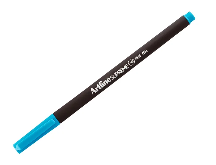 Artline EPFS200 Rotulador Fine Liner Punta de Fibra Azul Claro 0,4 mm Tinta a Base de Agua Trazo Preciso