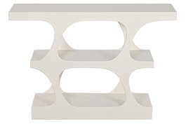 DKD Home Decor Consola Urban Crudo 34 x 80 x 120 cm 3 Estantes