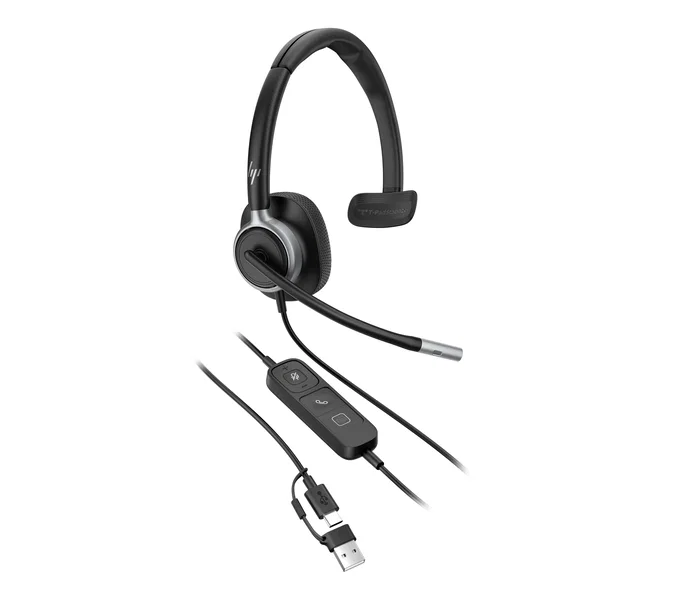 Poly HP Mission 615 Auriculares Monoaurales USB Poly HP Mission 615 Auriculares Monoaurales USB