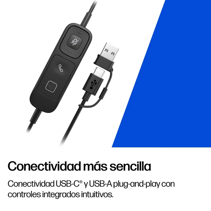 Poly HP Mission 615 Auriculares Monoaurales USB Poly HP Mission 615 Auriculares Monoaurales USB
