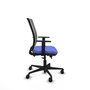 PIQUERAS Y CRESPO Silla de oficina Haches con mecanismo Sincro/Traslack Azul claro y Gris