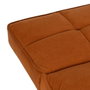Ixia Sofá-cama Naranja con Estructura de Madera