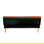 Sofá-Cama Naranja Madera Decoración 175 X 84 X 73 cm