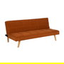 Sofá-Cama Naranja Madera Decoración 175 X 84 X 73 cm