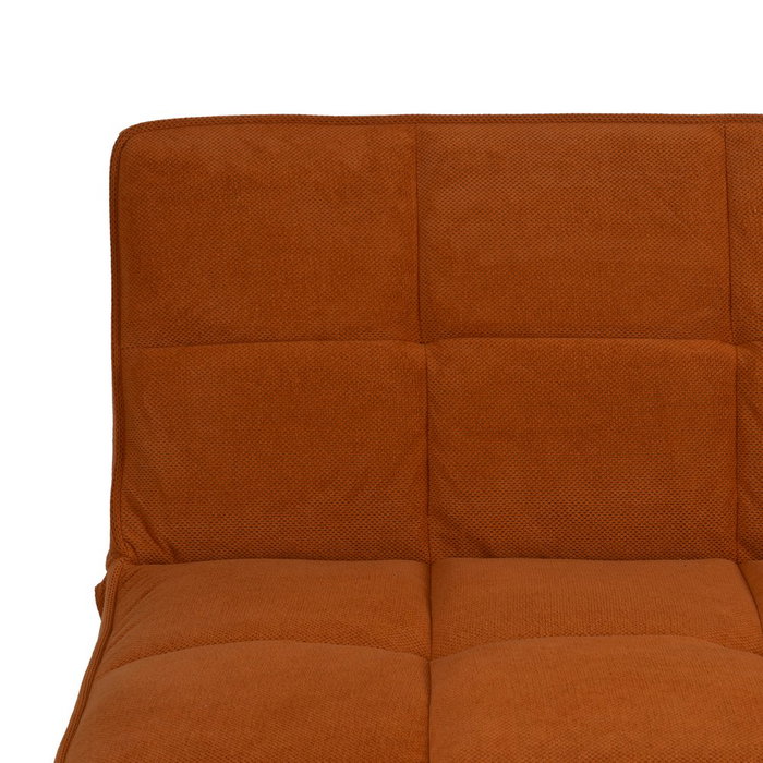 Sofá-Cama Naranja Madera Decoración 175 X 84 X 73 cm