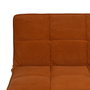 Sofá-Cama Naranja Madera Decoración 175 X 84 X 73 cm