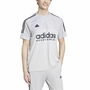 Camiseta de Manga Corta Hombre Adidas Tiro Gris