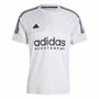 Camiseta de Manga Corta Hombre Adidas Tiro Gris