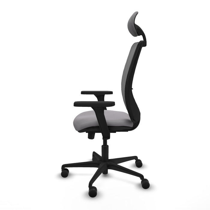 PIQUERAS Y CRESPO Silla de oficina Zulema con mecanismo Sincro/Traslack y Brazos 3D, Gris PIQUERAS Y CRESPO Silla de oficina Zulema con mecanismo Sincro/Traslack y Brazos 3D, Gris