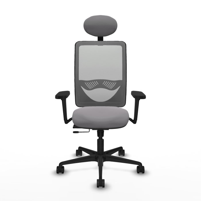 PIQUERAS Y CRESPO Silla de oficina Zulema con mecanismo Sincro/Traslack y Brazos 3D, Gris PIQUERAS Y CRESPO Silla de oficina Zulema con mecanismo Sincro/Traslack y Brazos 3D, Gris