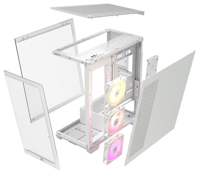 Corsair 3500X ARGB Blanco Midi Tower Corsair 3500X ARGB Blanco Midi Tower