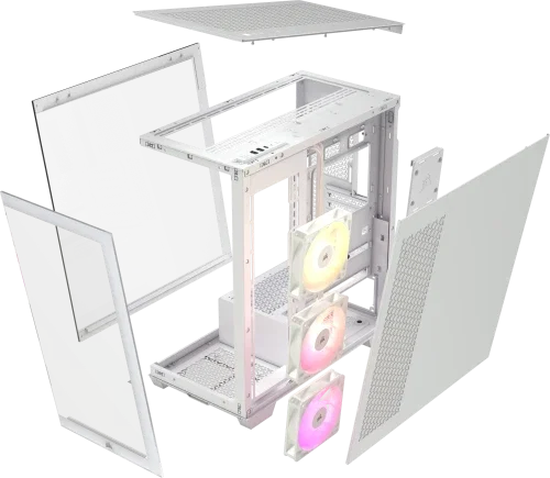 Corsair 3500X ARGB Blanco Midi Tower Corsair 3500X ARGB Blanco Midi Tower