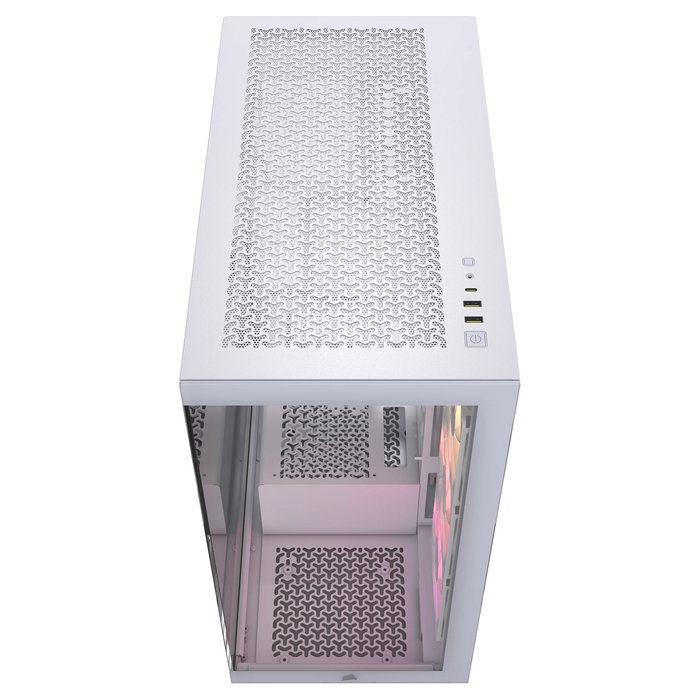 Corsair 3500X ARGB Torre Media ATX Gaming PC Blanco Acero Vidrio Templado EATX 3x 120mm RGB