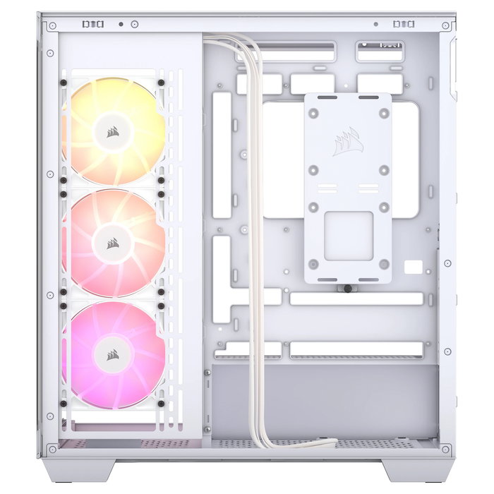 Corsair 3500X ARGB Torre Media ATX Gaming PC Blanco Acero Vidrio Templado EATX 3x 120mm RGB