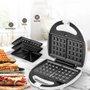GSC Evolution Sandwichera doble Pipu con 3 placas (clásica, grill y gofre)